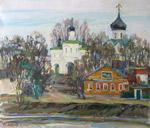 Sale of pictures, pictures oil, the artist Julia Zhukov, modern realism, 
Painting, modern painting, landscape, pictures with the nature, beautiful flowers, a still-life, a site of the artist, gallery to buy a picture cheaply, painting by oil,
Road, spring landscape, spring, the sun, rural landscape, rural landscape, city landscape, trees, the nature, temple, church,  a large village, , a cathedral
